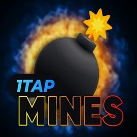 1Tap Mines slot logo by Turbo Games at Glorion Casino