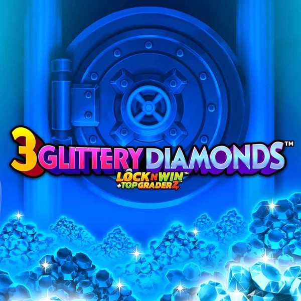 Play 3 Glittery Diamonds slot by PearFiction Studios on glorioncasino.eu.com