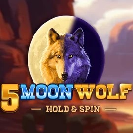 Official Slots logo: 5 Moon Wolf by Apparat Gaming at Glorion Casino