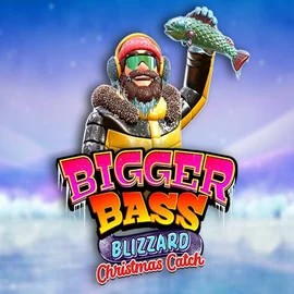 Bigger Bass Blizzard Christmas Catch online game logo by Pragmatic Play on glorioncasino.eu.com