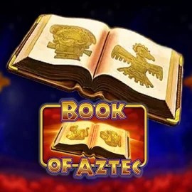 Book of Aztec online game logo by Amatic Industries on glorioncasino.eu.com