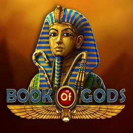 Book of Gods slot logo by BF Games at Glorion Casino