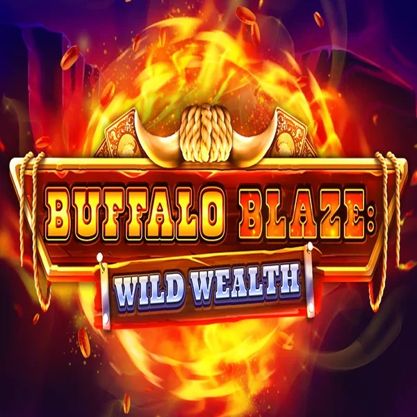 Buffalo Blaze Wild Wealth online game logo by OctoPlay on glorioncasino.eu.com