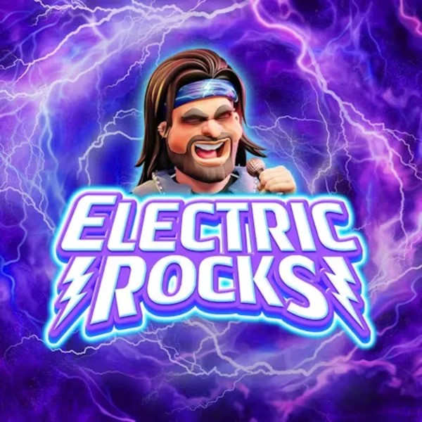 Electric Rocks slot visual from Inspired Gaming available on glorioncasino.eu.com