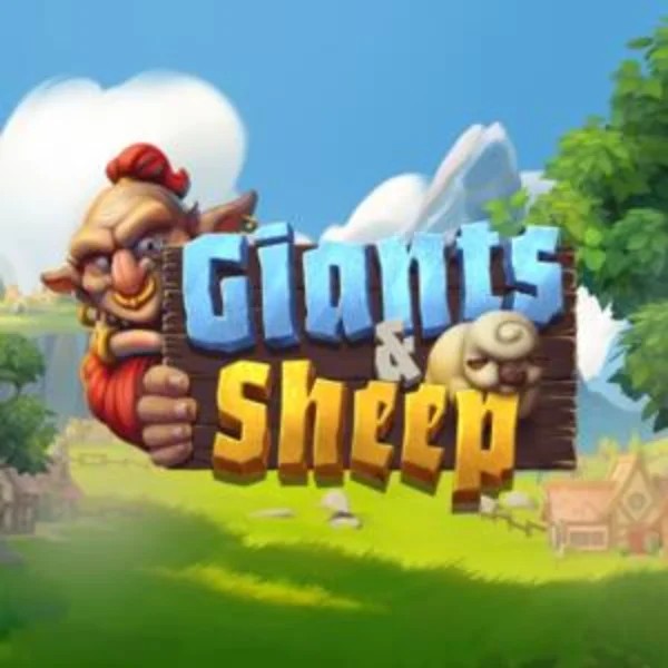 Slots logo of Giants and Sheep from Relax Gaming at Glorion Casino
