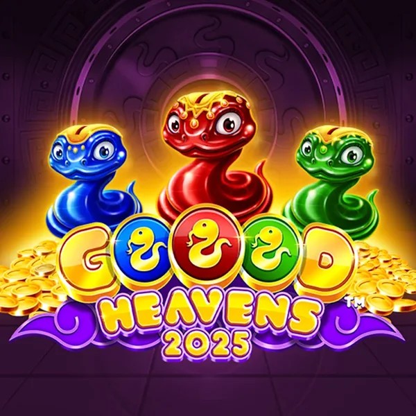 Goood Heavens by Rarestone Gaming, showcased at glorioncasino.eu.com – game logo