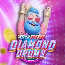 Hyper Strike Diamond Drums by Gameburger Studios, showcased at glorioncasino.eu.com – game logo