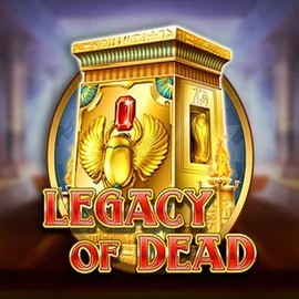 Legacy of Dead slot logo by Play'n GO at Glorion Casino
