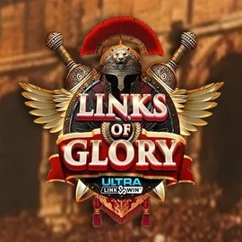 Official Slots logo: Links of Glory by Slingshot Studios at Glorion Casino