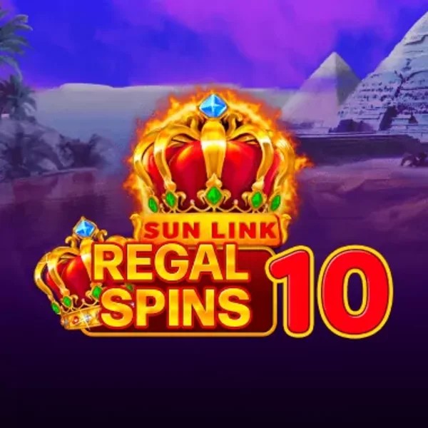Regal Spins 10 game by PatePlay – logo hosted on Glorion Casino