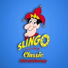 Slingo Classic 20th Anniversary slot logo by Slingo at Glorion Casino
