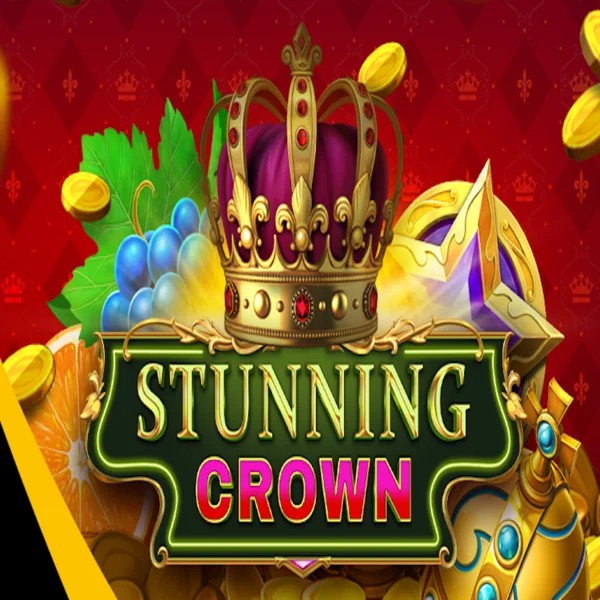 Stunning Crown slot icon by BF Games, available at Glorion Casino