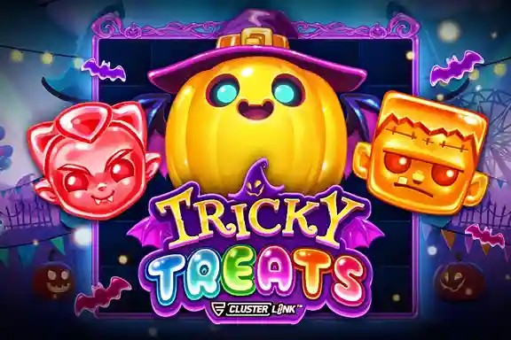 Tricky Treats logo by Push Gaming Glorion Casino