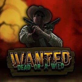 Official Slots logo: Wanted Dead or a Wild by Hacksaw Gaming at Glorion Casino